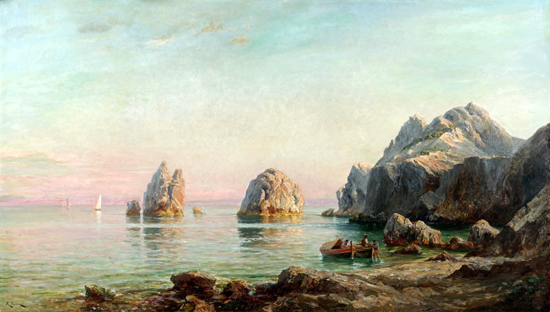 Cap des Mèdes tableau de Raphael Ponson